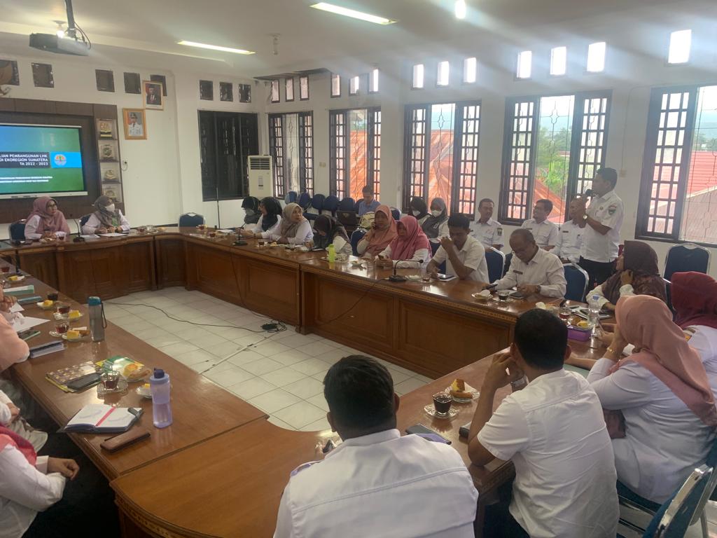 Rapat Koordinasi dan Evaluasi dengan Pusat Pengendalian Pembangunan Ekoregion (P3E) Sumatera Kemente