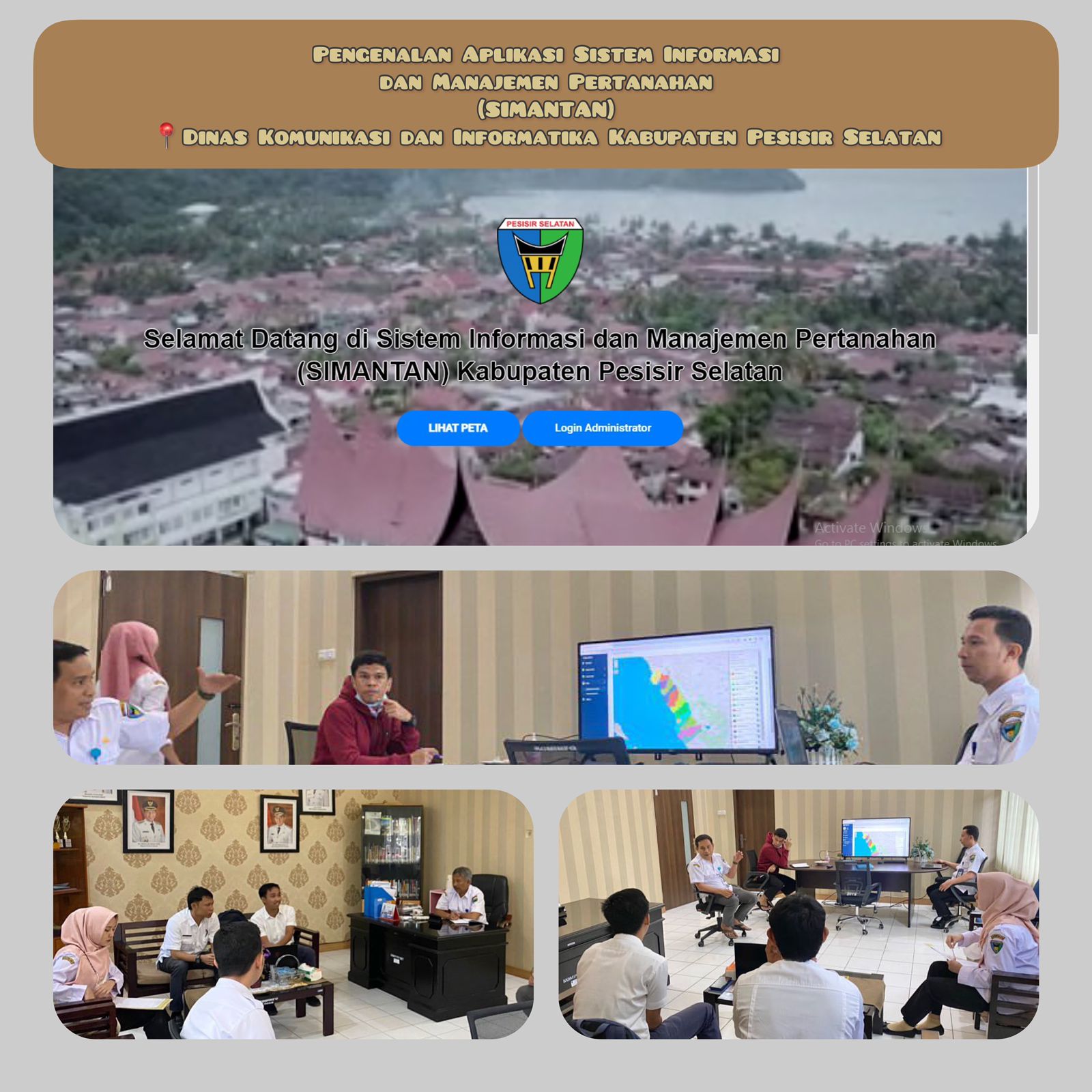 Pengenalan Aplikasi Sistem Informasi dan Manajemen Pertanahan (SIMANTAN) 