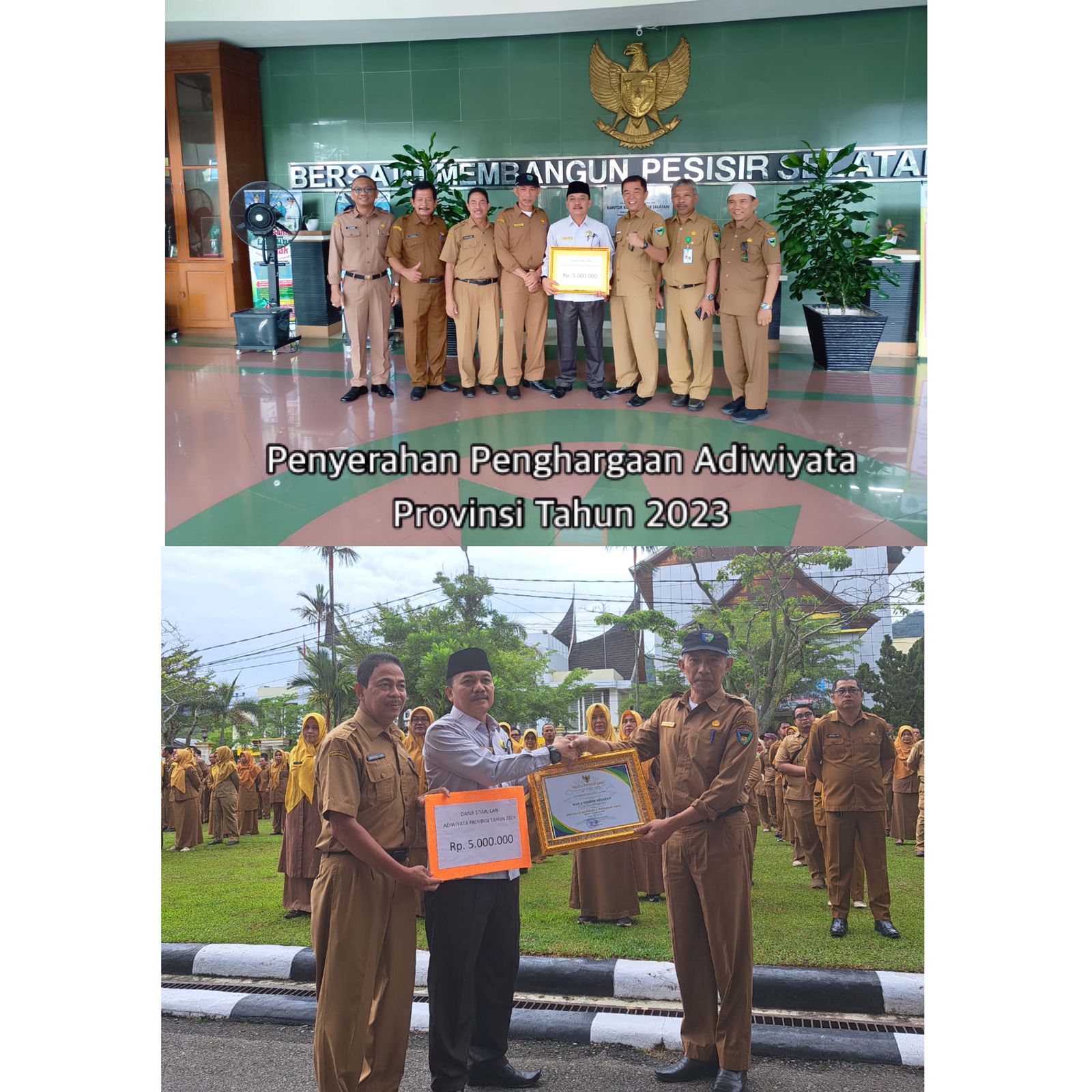 Penyerahan Penghargaan Adiwiyata Tingkat Provinsi Tahun 2023