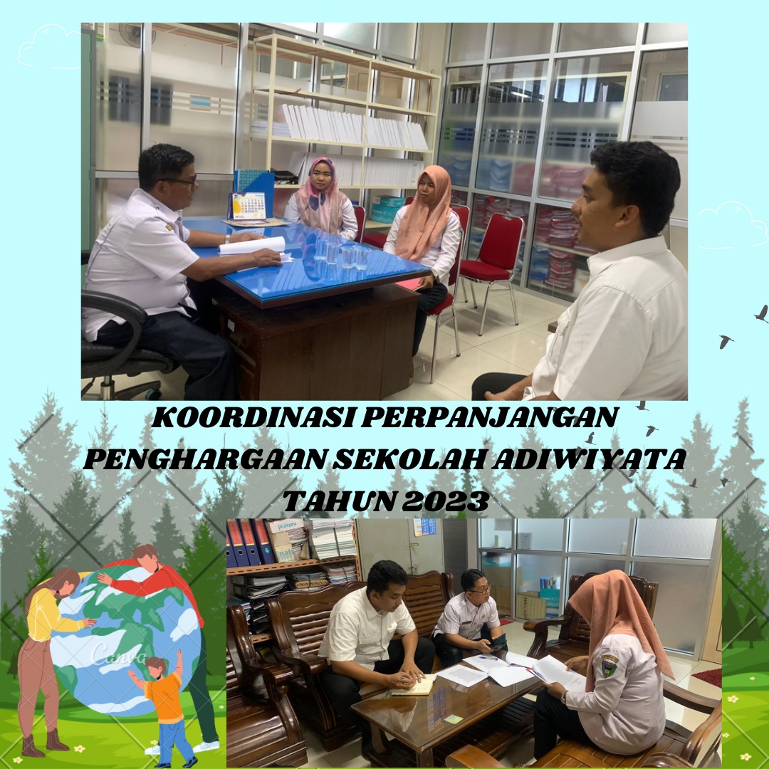 KOORDINASI DENGAN DINAS PENDIDIKAN DAN KEBUDAYAAN TERKAIT PERPANJANGAN PENGHARGAAN SEKOLAH ADIWIYATA
