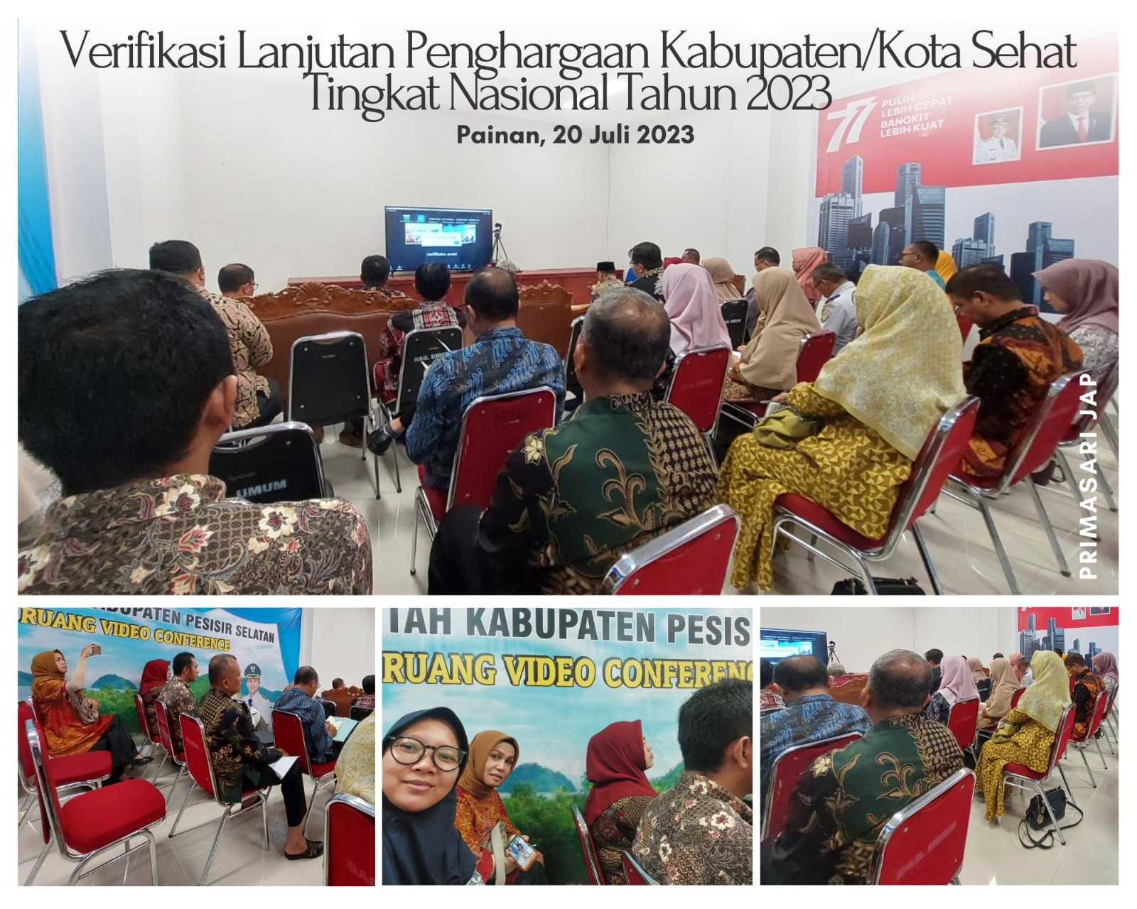 Verifikasi Lanjutan Penghargaan Kabupaten/Kota Sehat Tingkat Nasional Tahun 2023